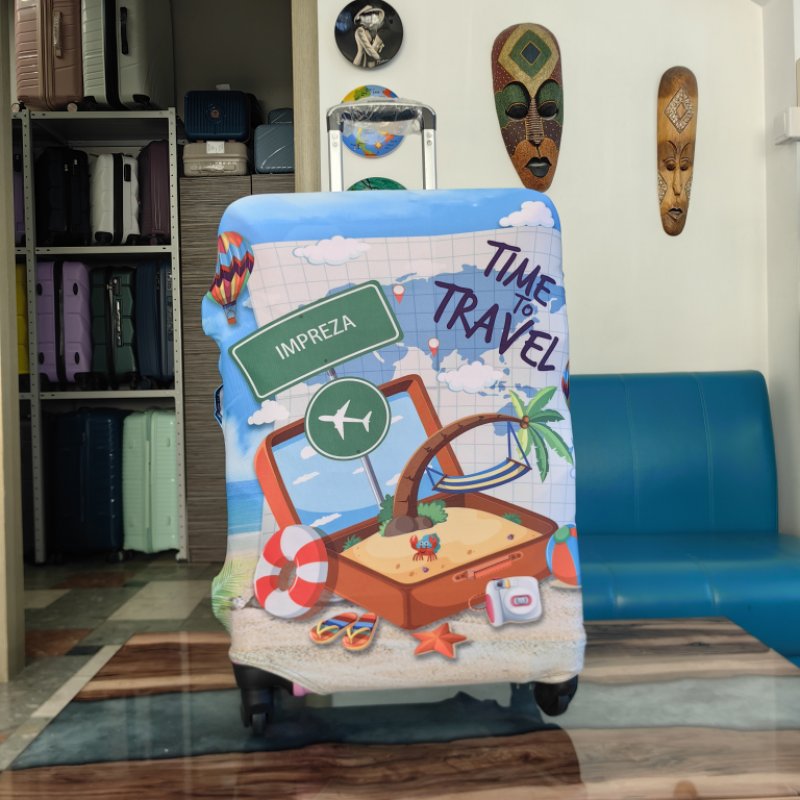 Чехол Средний Черный Путешествия - 1